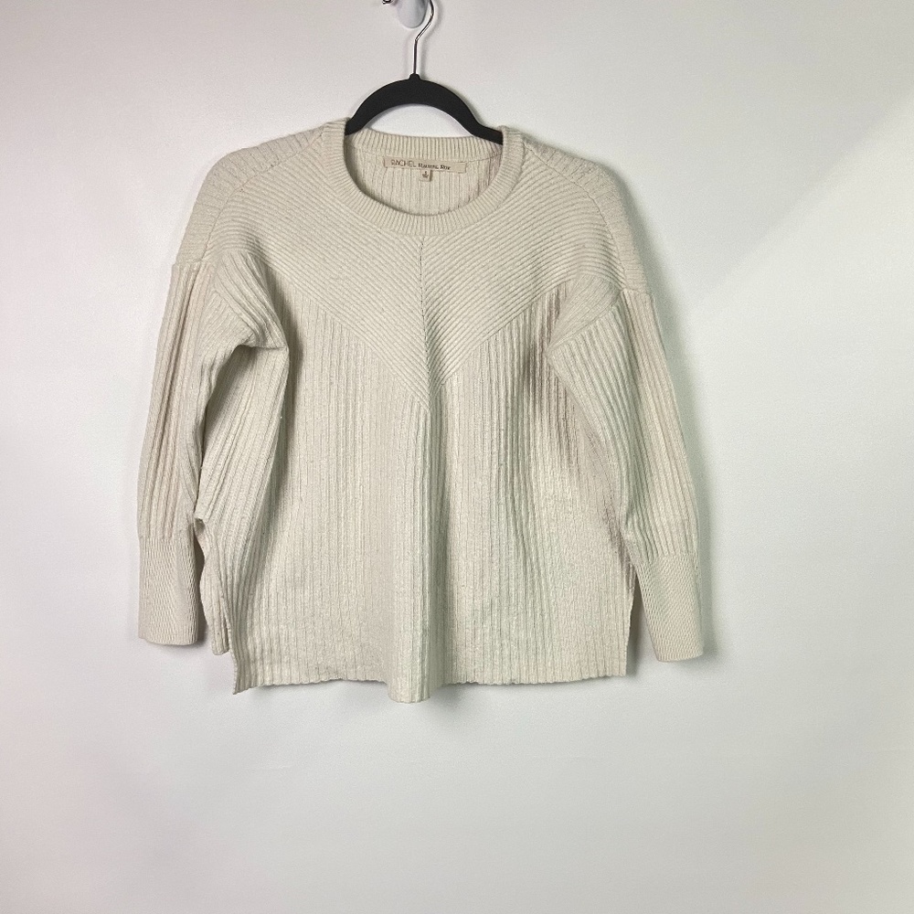 RACHEL ROY Women's Sz Sm Cream Sweater